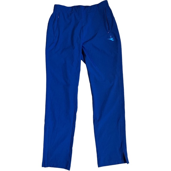 NWT Diadora tennis workout pants, zipper pockets, drawstring, key pouch - Picture 5 of 10